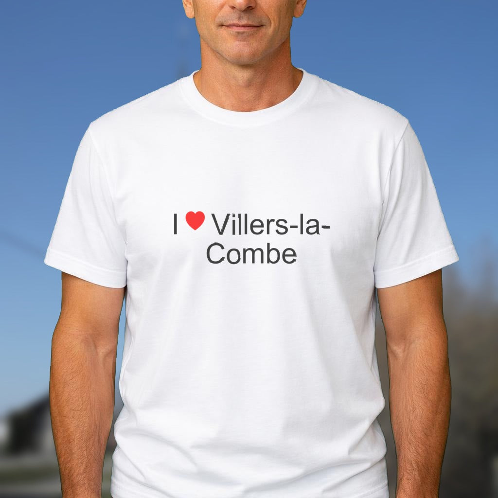 T-shirt I love villers-la-combe