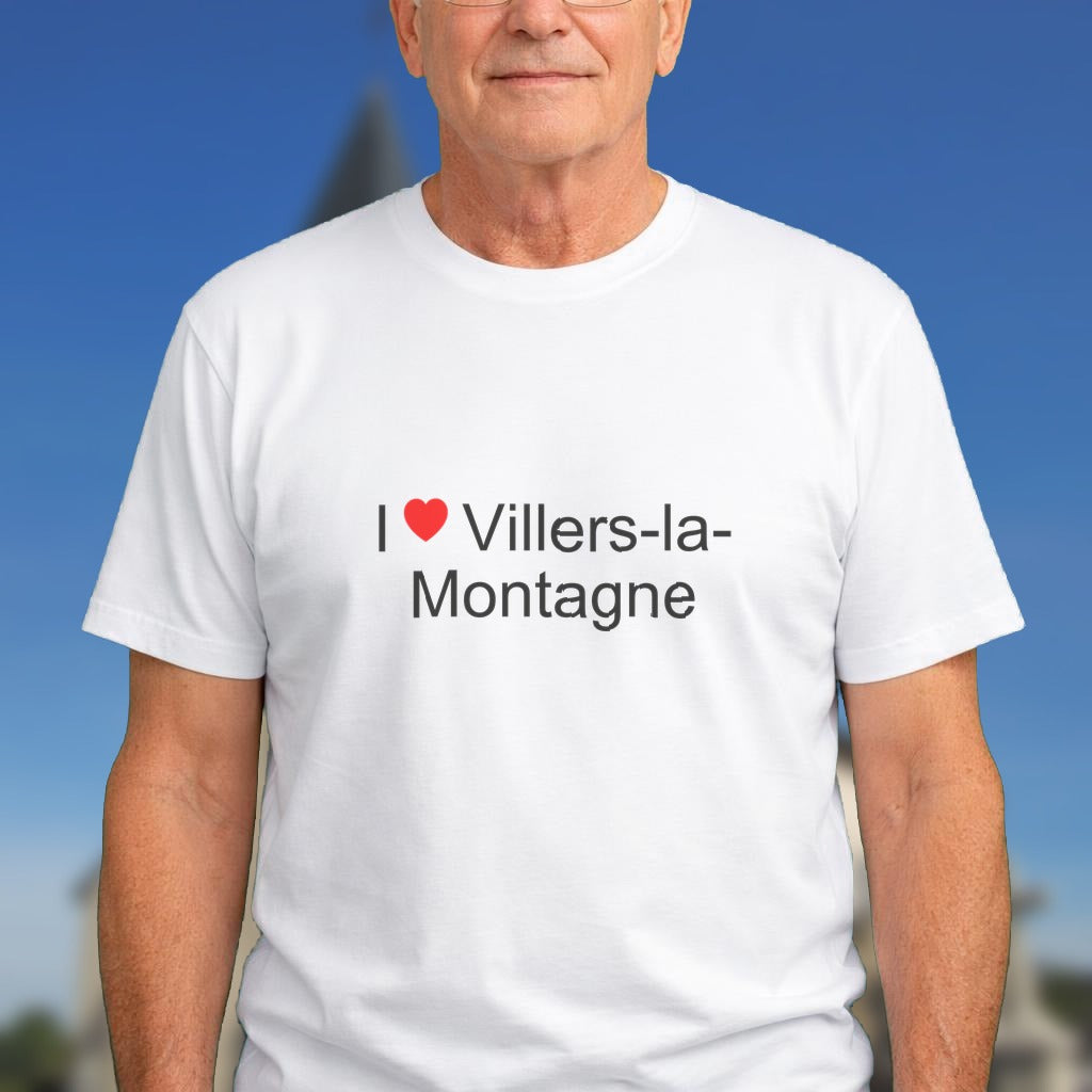T-shirt I love villers-la-montagne