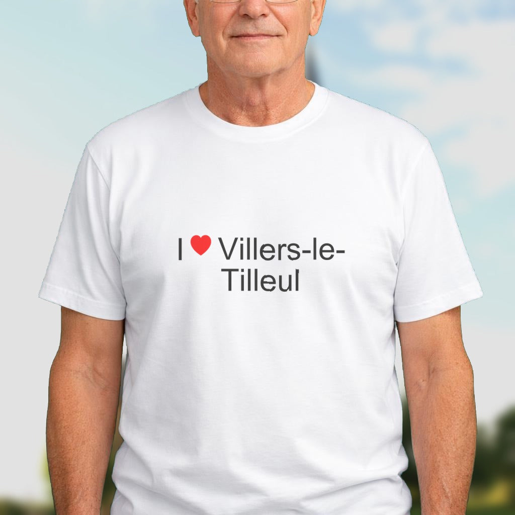 T-shirt I love villers-le-tilleul