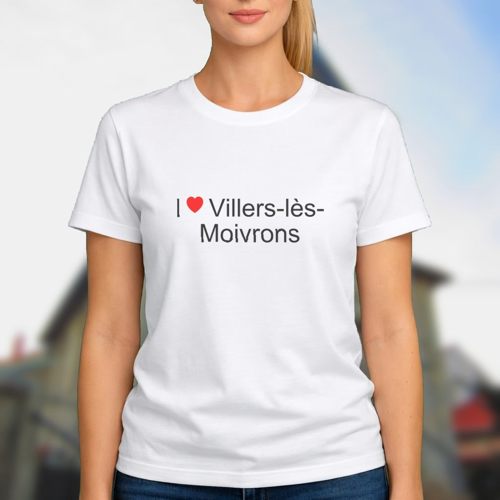 T-shirt I love villers-lès-moivrons