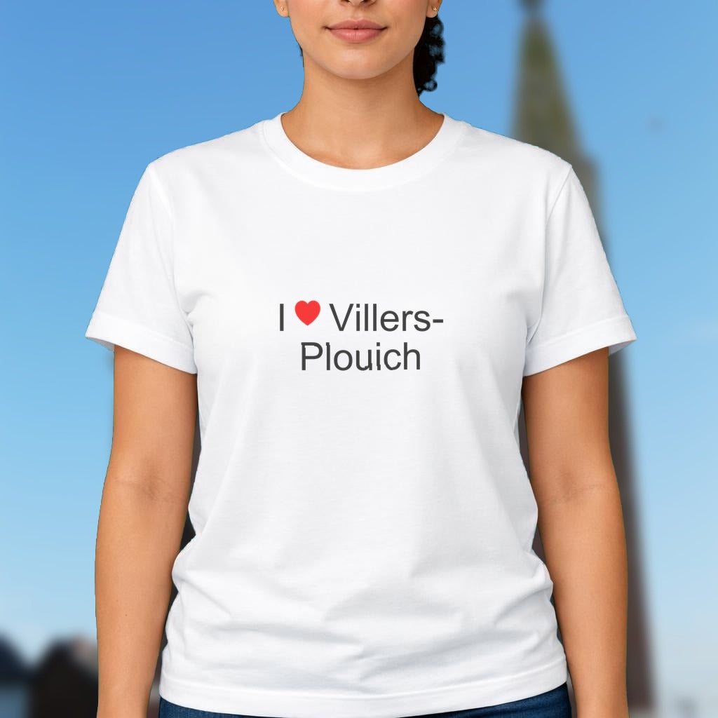 T-shirt I love villers-plouich