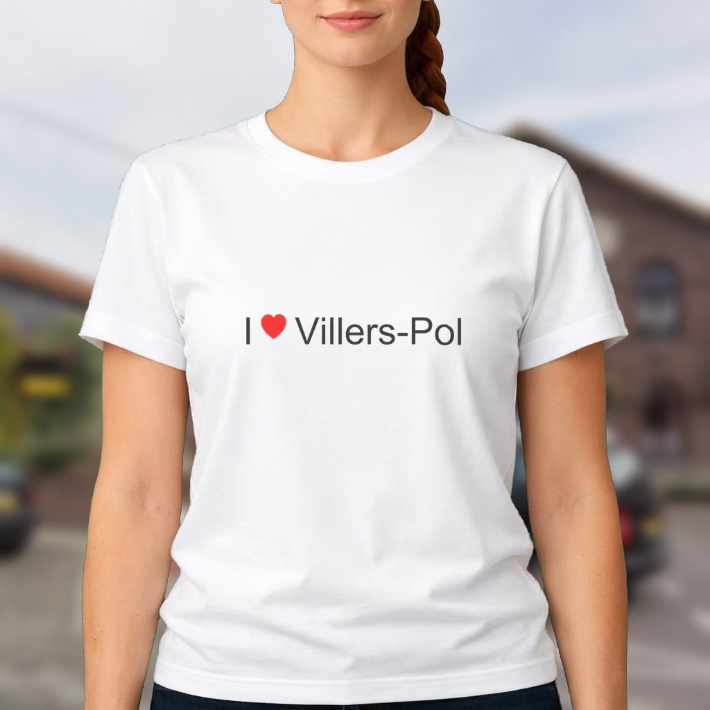 T-shirt I love villers-pol