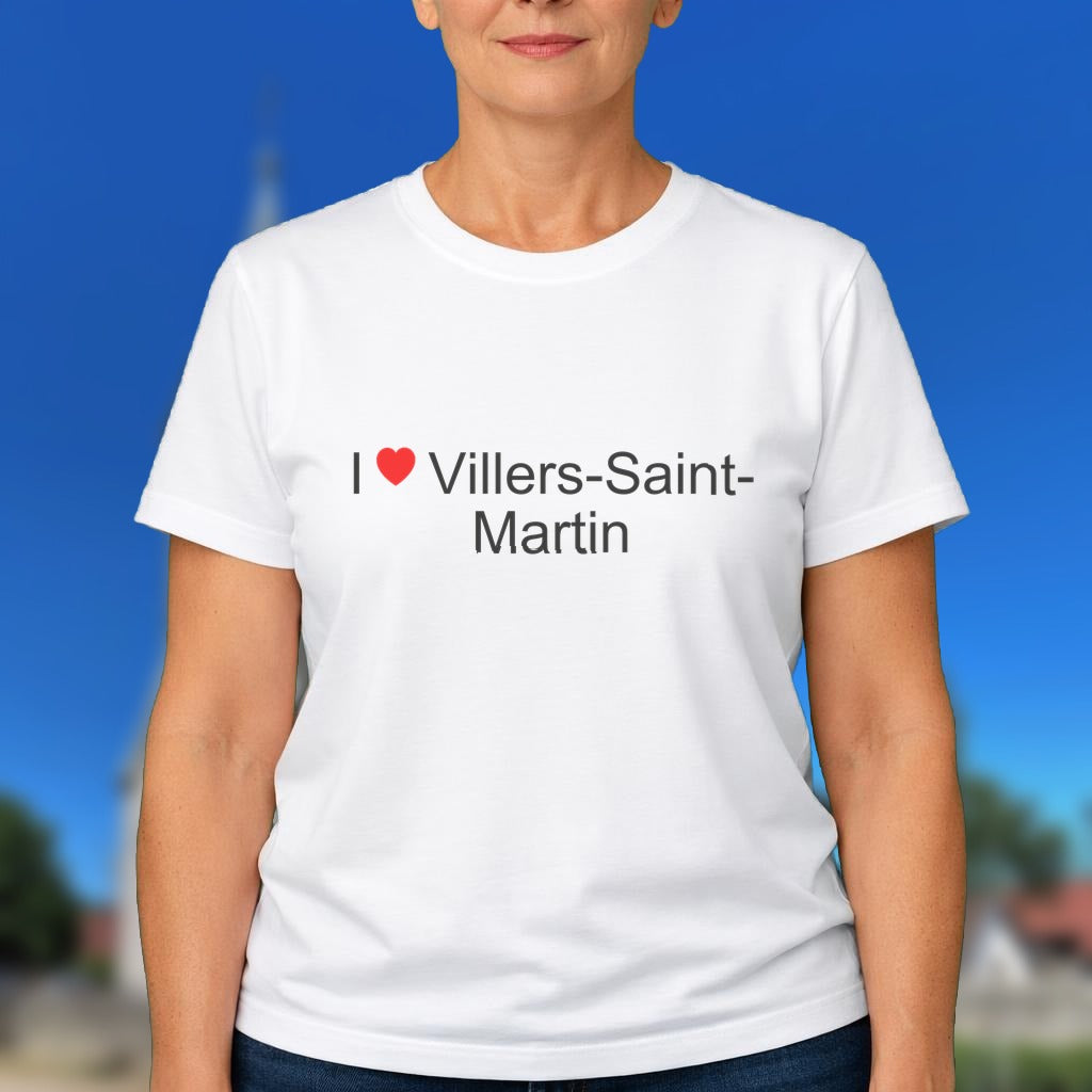 T-shirt I love villers-saint-martin