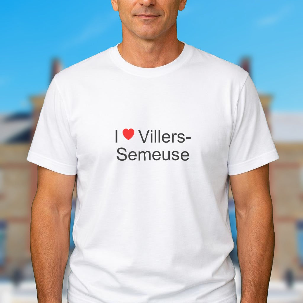 T-shirt I love villers-semeuse