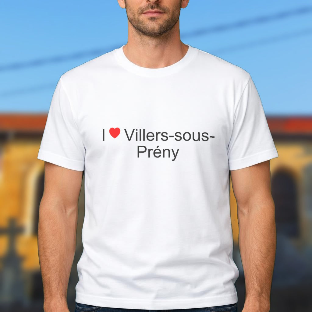 T-shirt I love villers-sous-prény