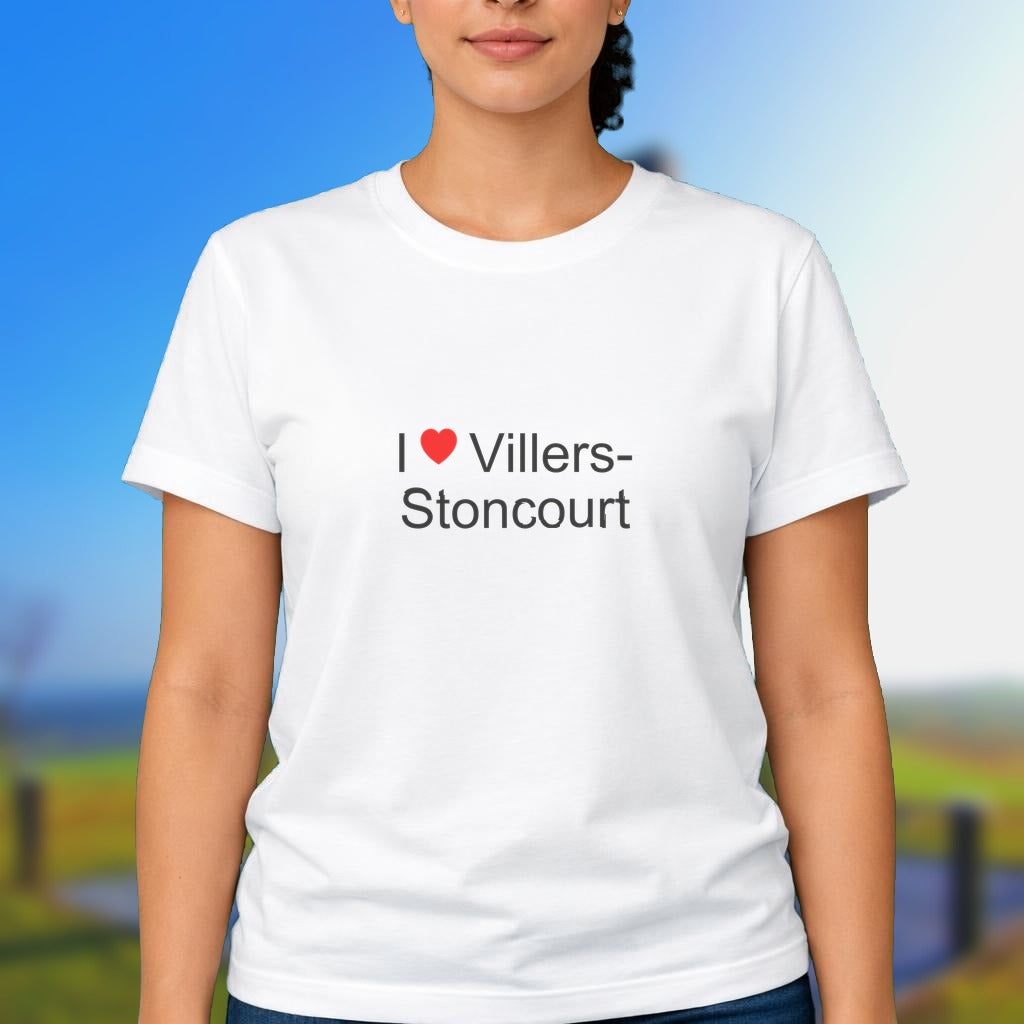 T-shirt I love villers-stoncourt