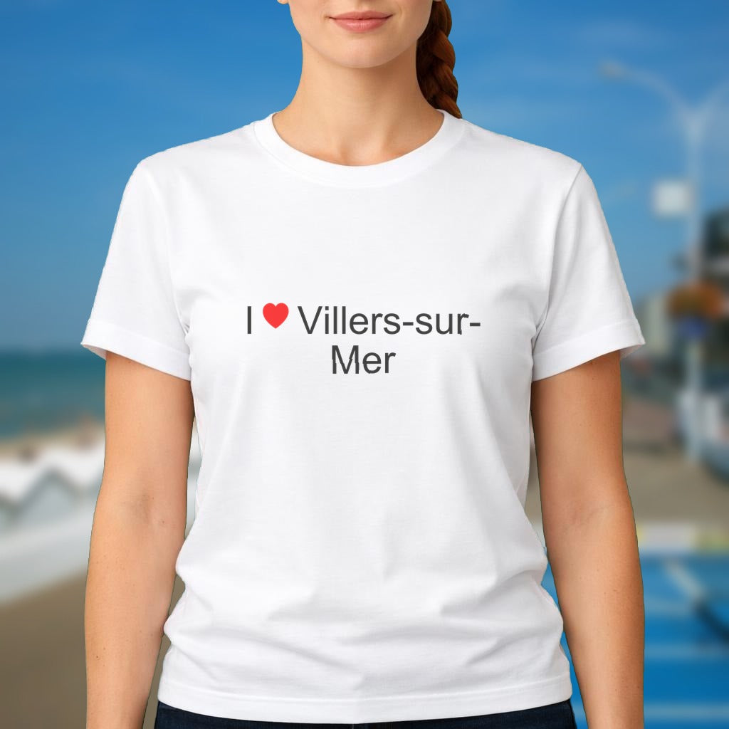 T-shirt I love villers-sur-mer