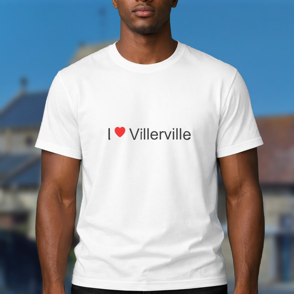 T-shirt I love villerville