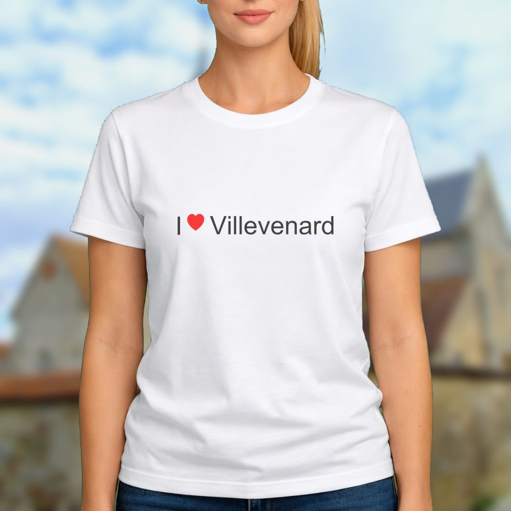 T-shirt I love villevenard