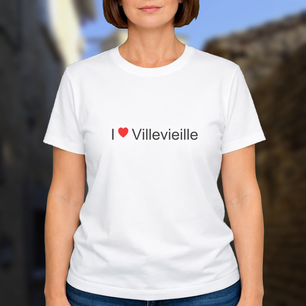 T-shirt I love villevieille