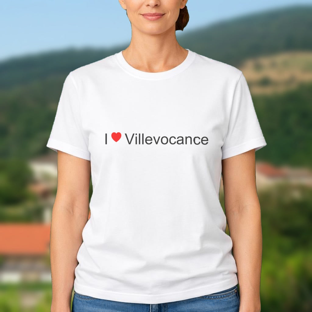 T-shirt I love villevocance