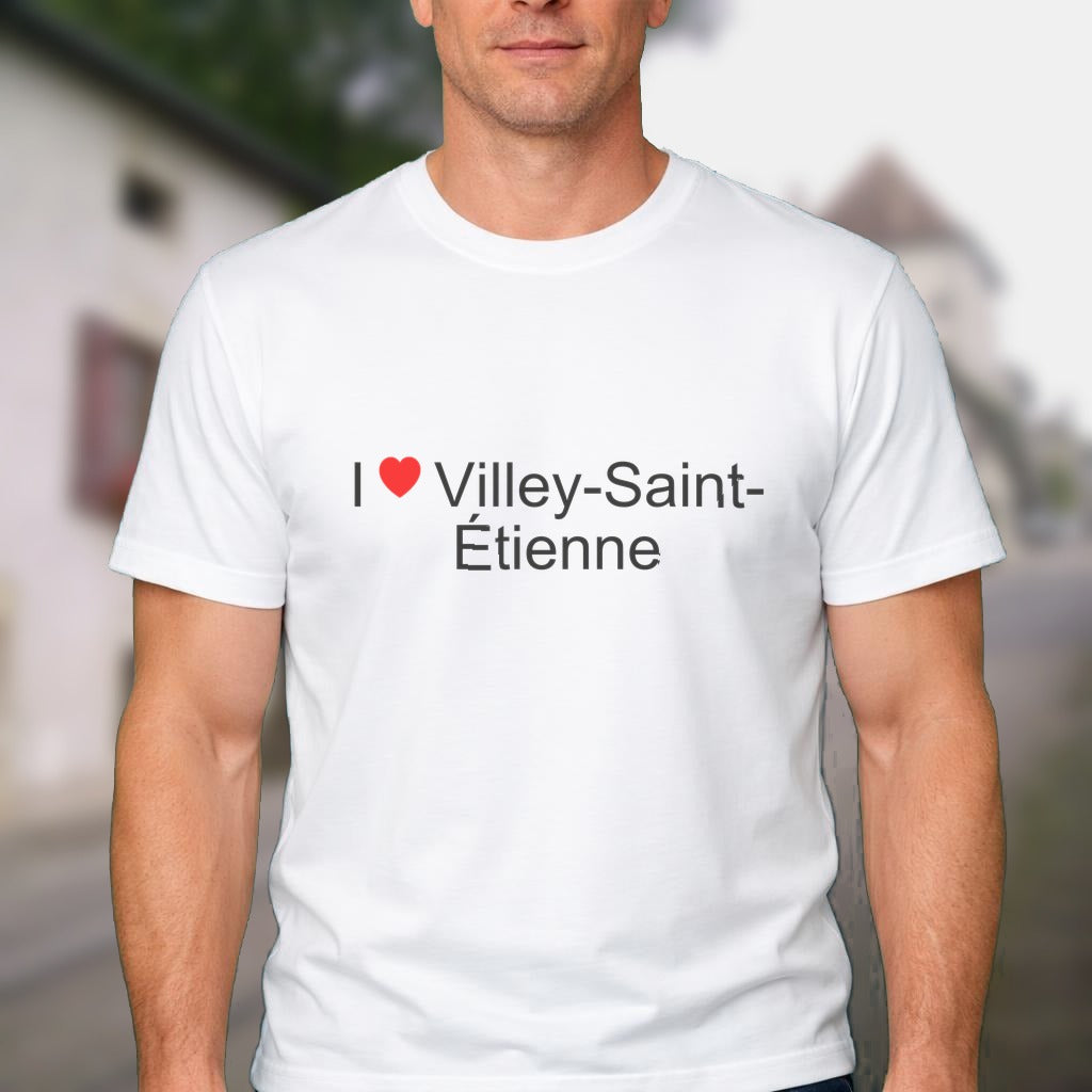 T-shirt I love villey-saint-étienne