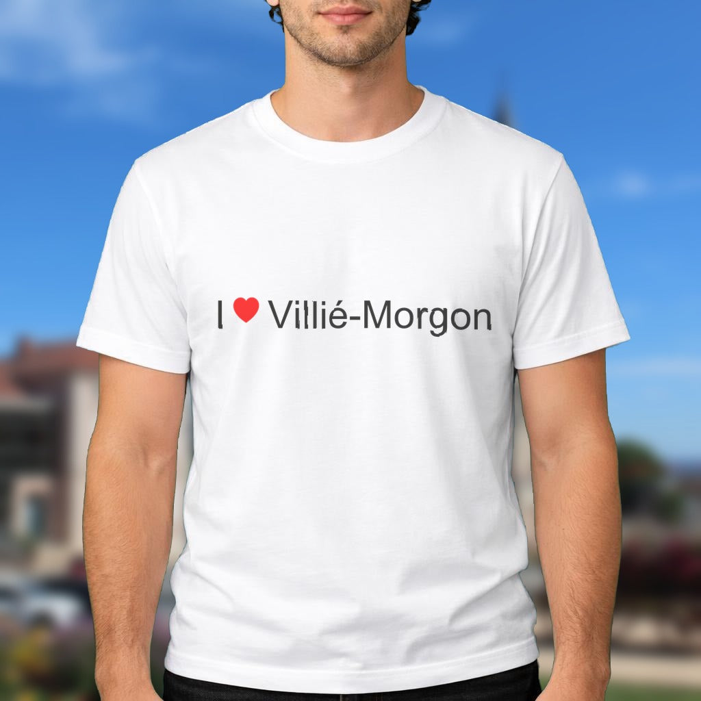 T-shirt I love villié-morgon