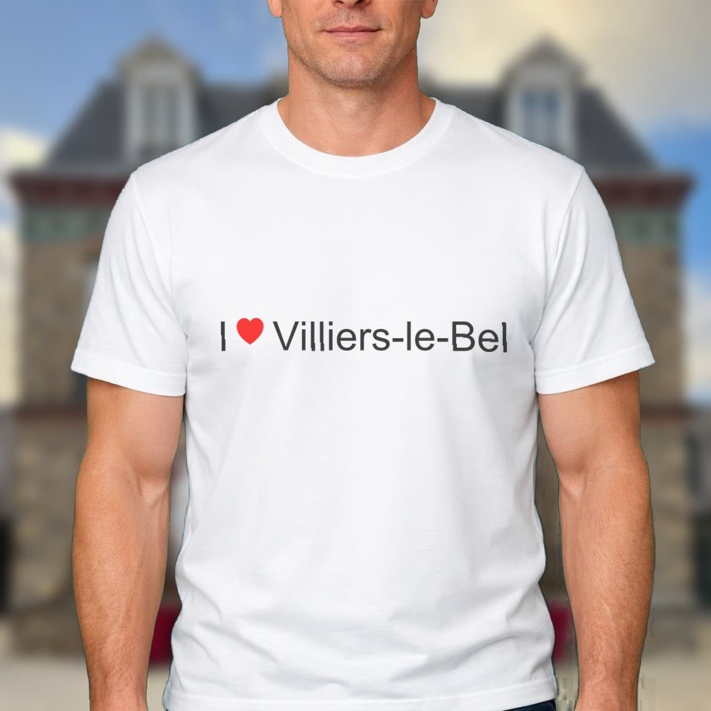 T-shirt I love villiers-le-bel