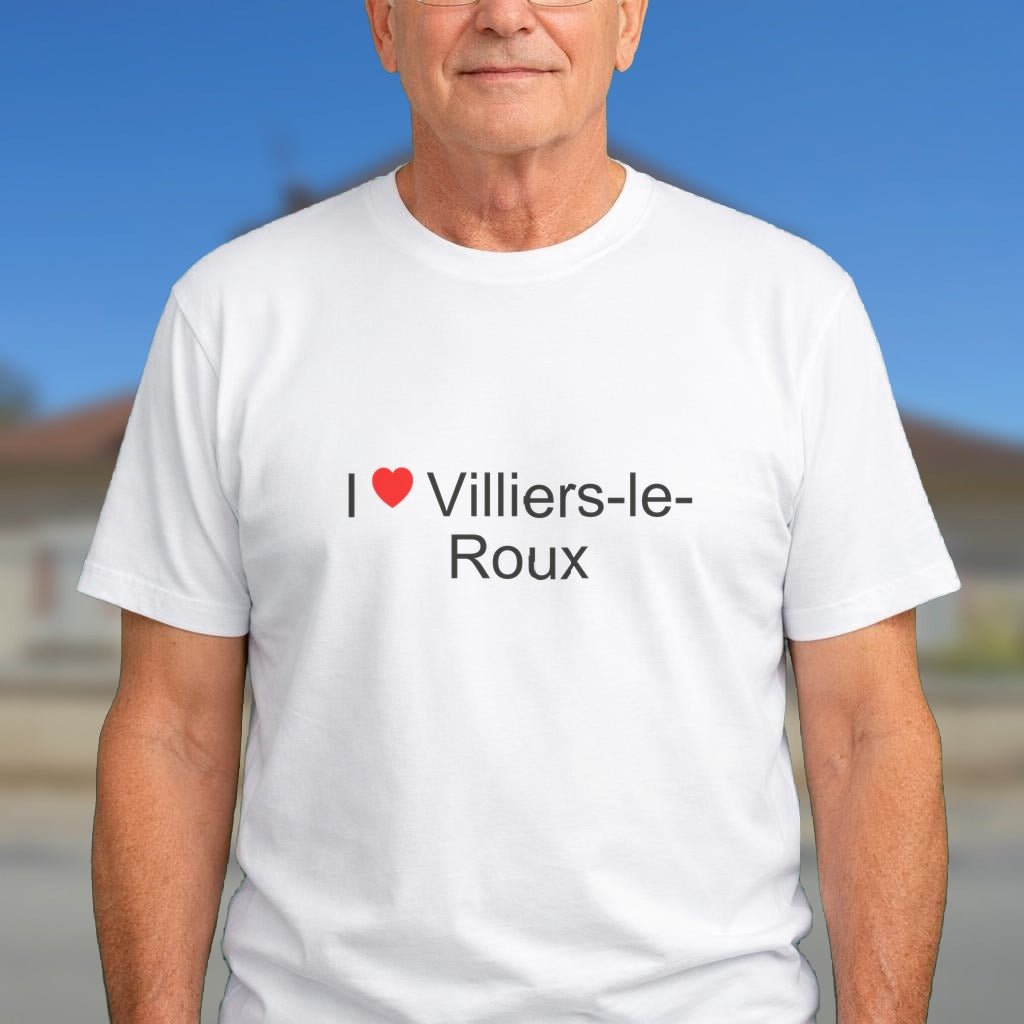 T-shirt I love villiers-le-roux