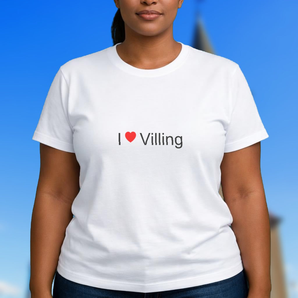 T-shirt I love villing
