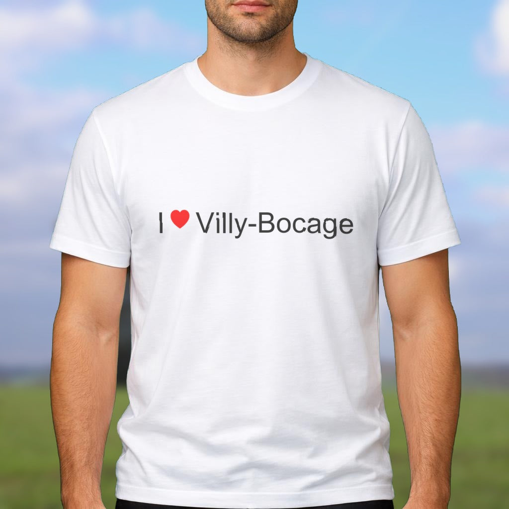 T-shirt I love villy-bocage
