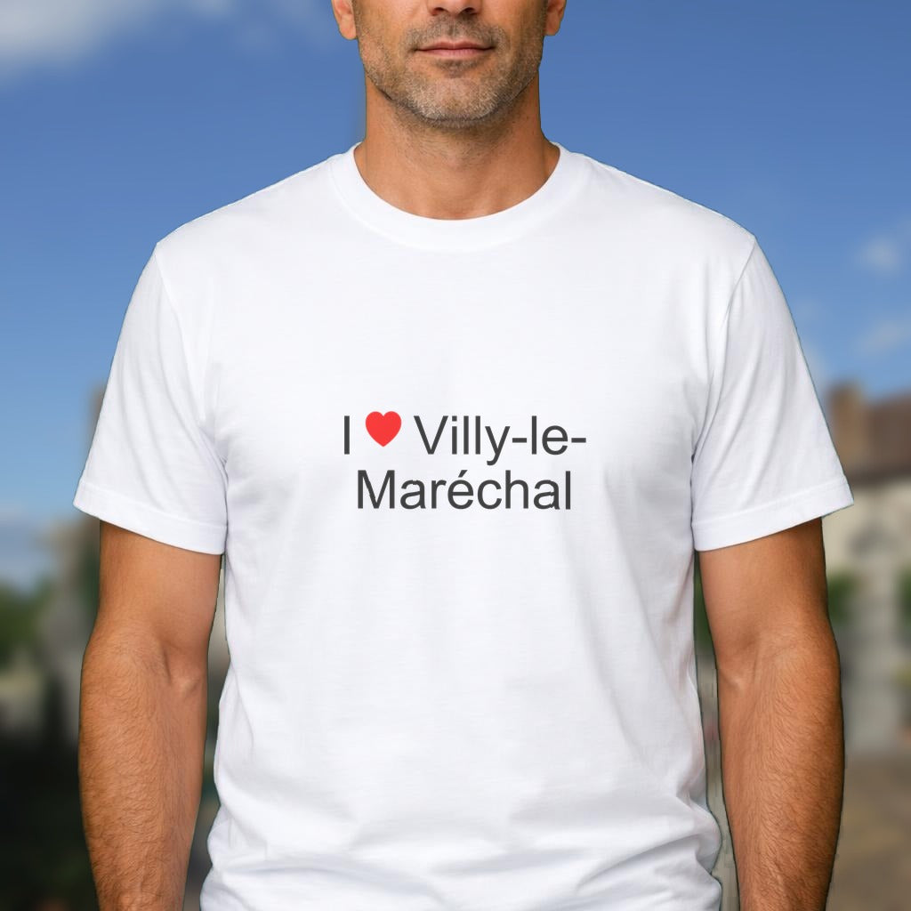 T-shirt I love villy-le-maréchal