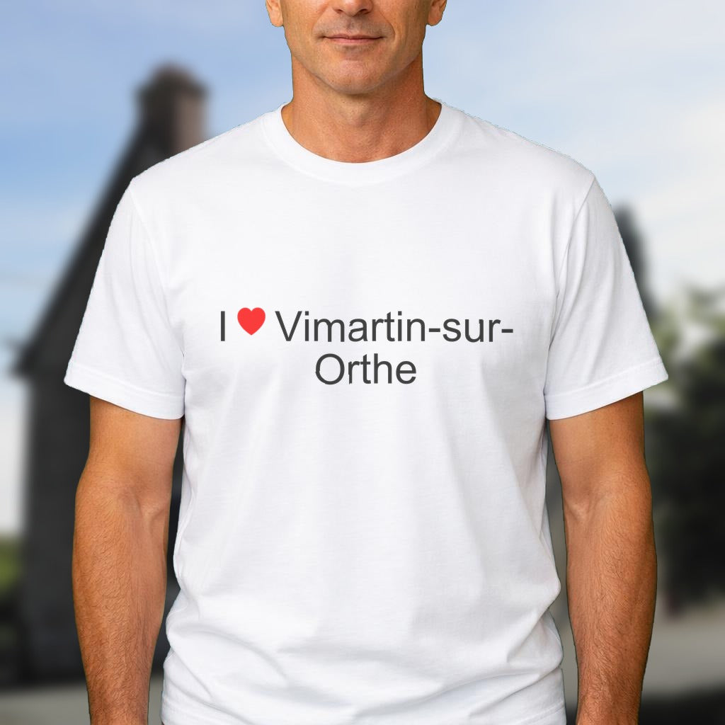 T-shirt I love vimartin-sur-orthe