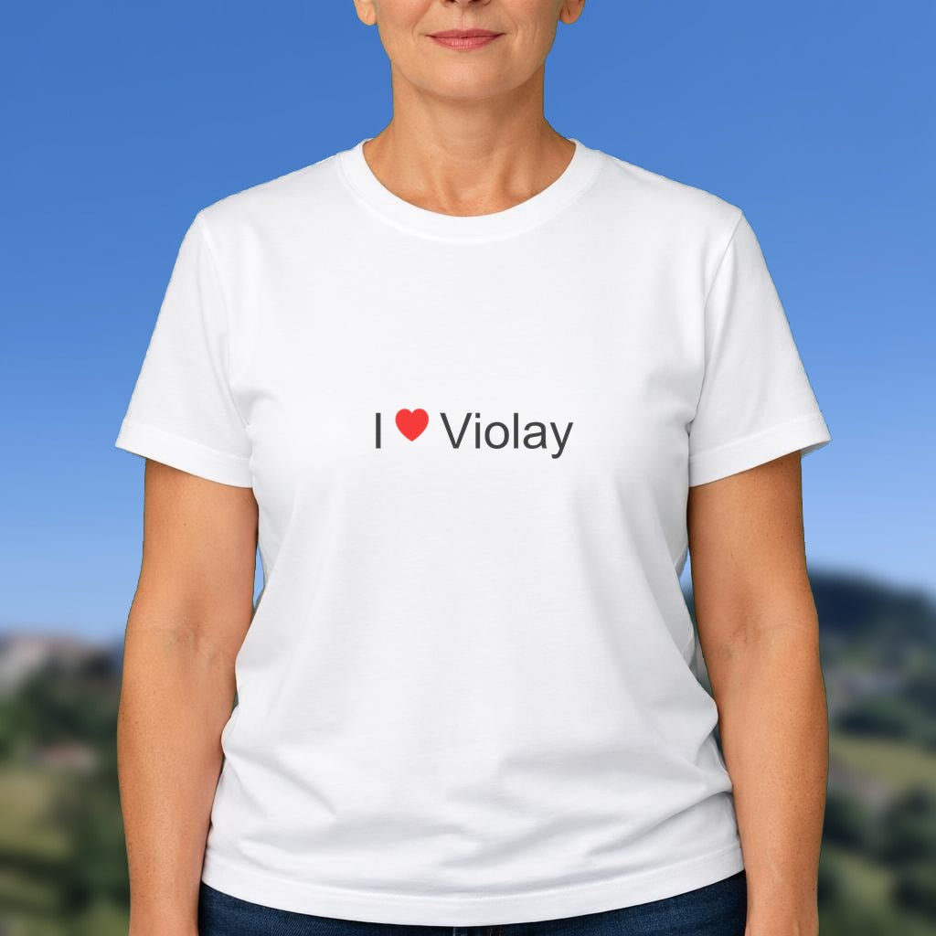 T-shirt I love violay
