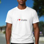 T-shirt I love violès