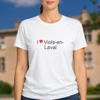 T-shirt I love viols-en-laval