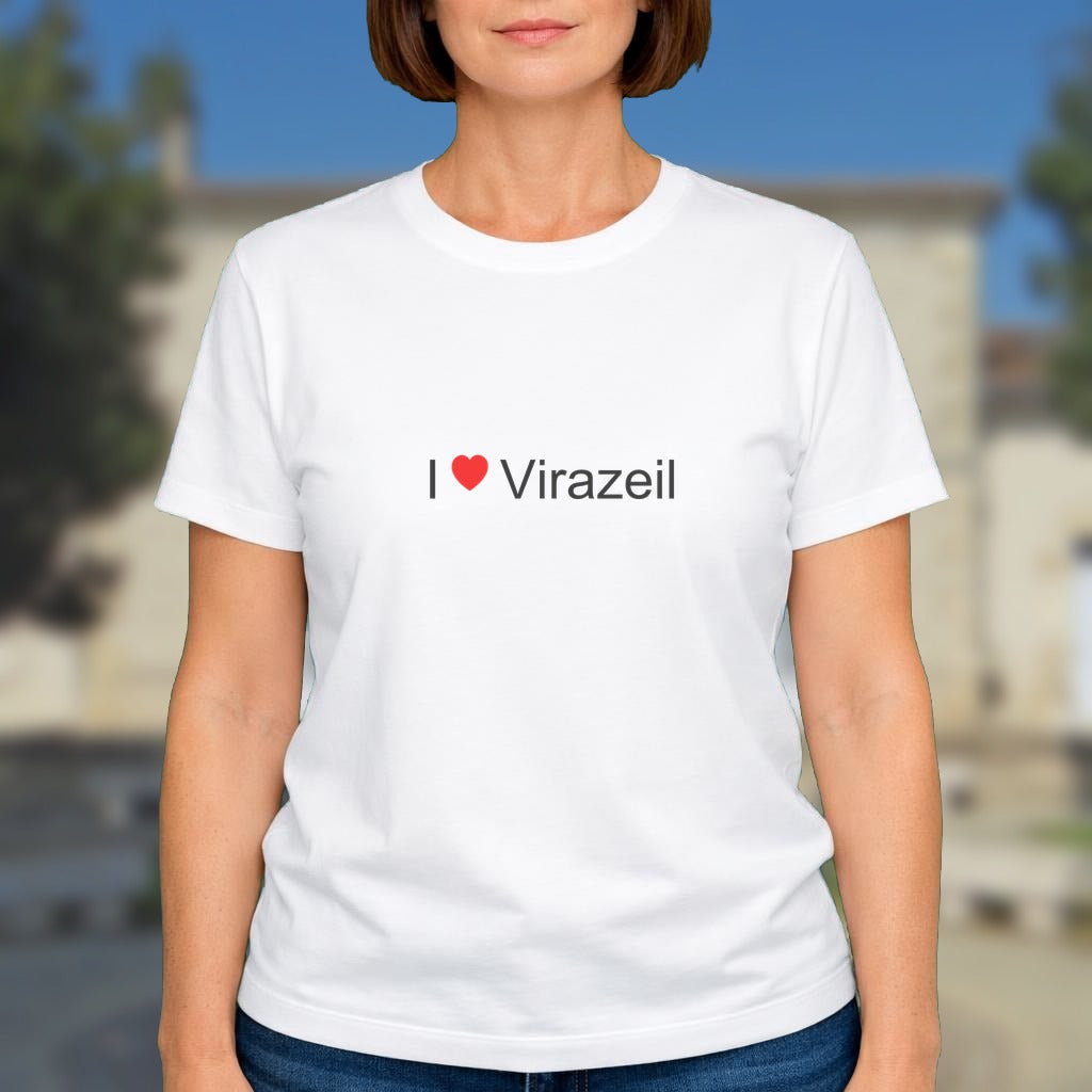 T-shirt I love virazeil