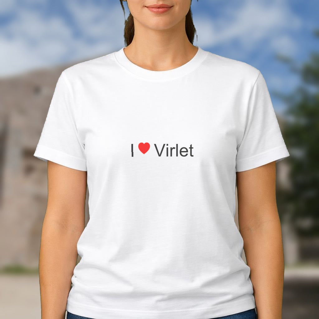 T-shirt I love virlet
