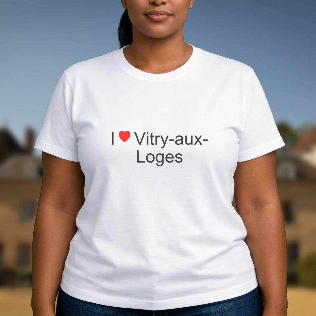 T-shirt I love vitry-aux-loges