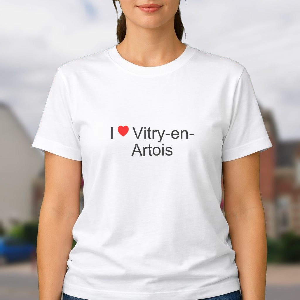 T-shirt I love vitry-en-artois