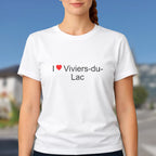 T-shirt I love viviers-du-lac