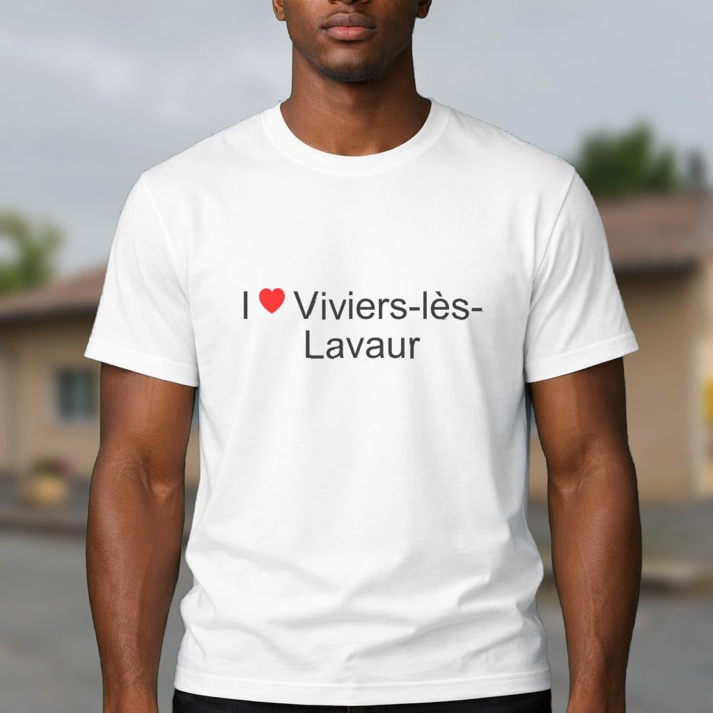 T-shirt I love viviers-lès-lavaur