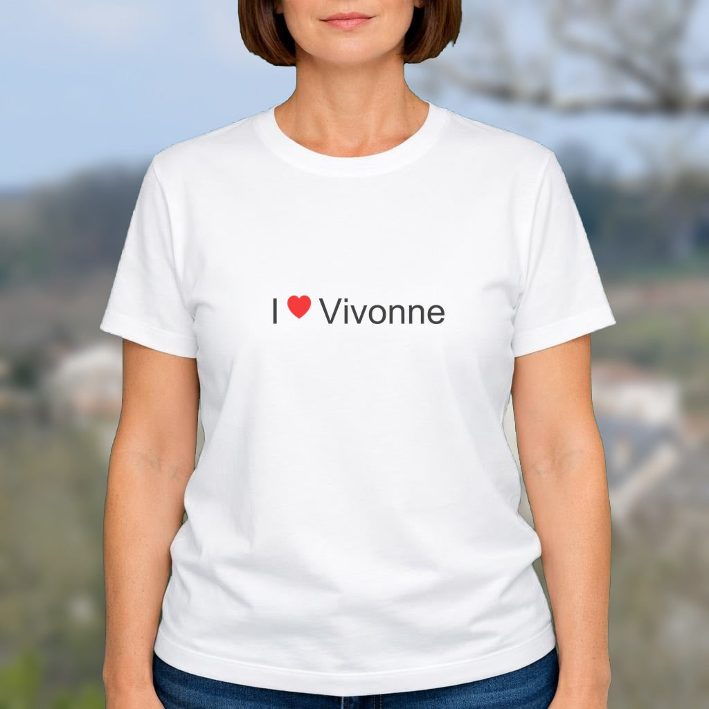 T-shirt I love vivonne
