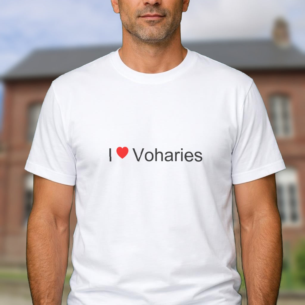 T-shirt I love voharies