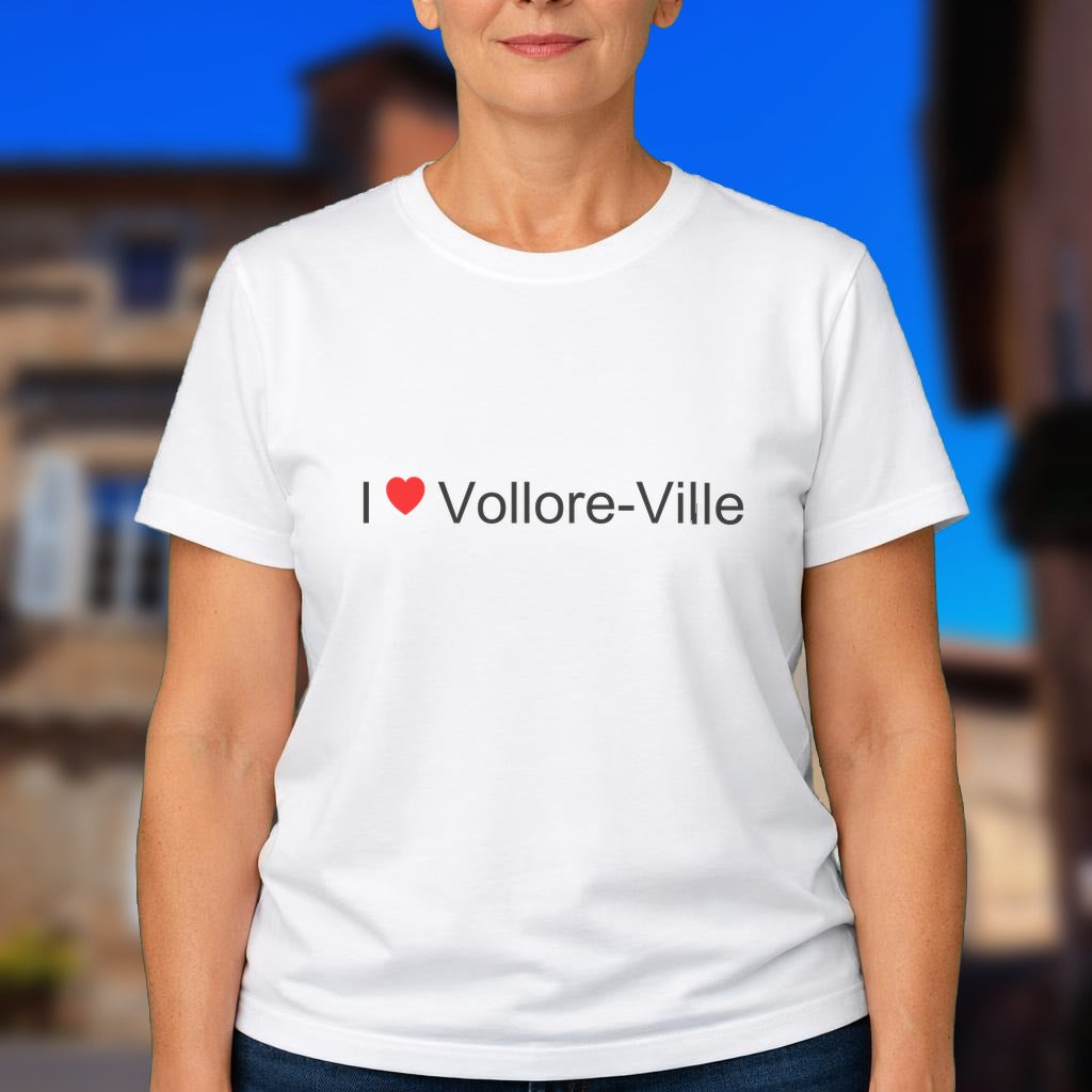 T-shirt I love vollore-ville