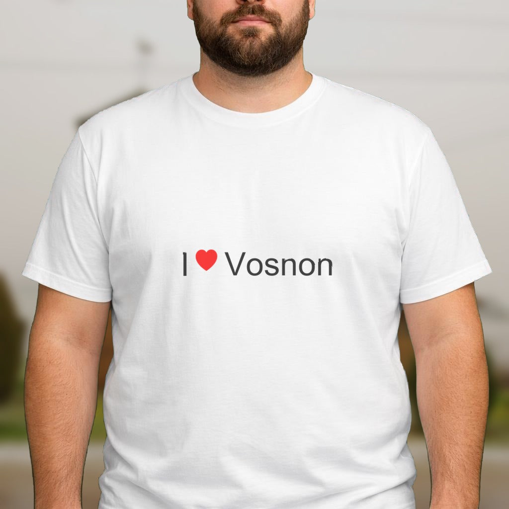 T-shirt I love vosnon