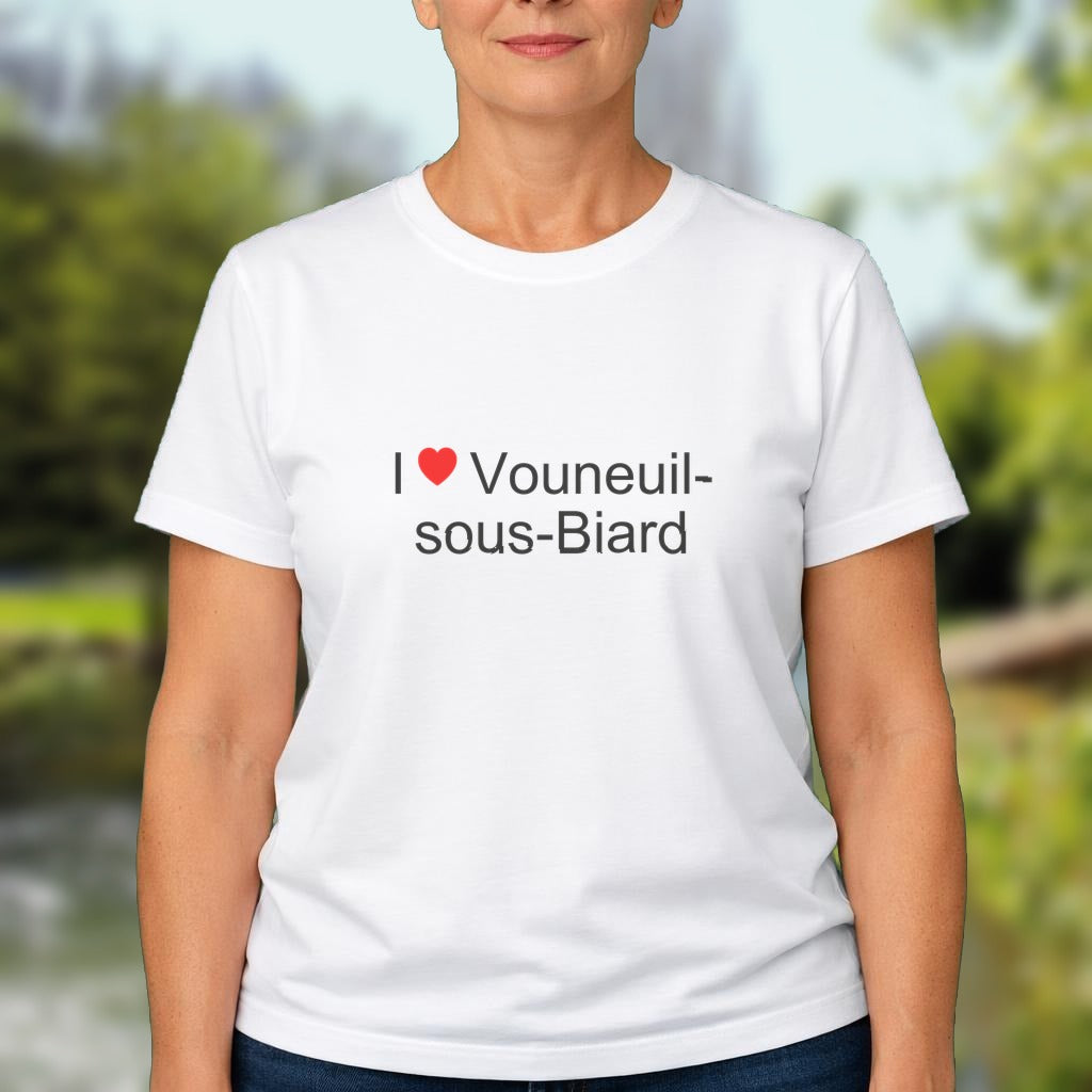 T-shirt I love vouneuil-sous-biard
