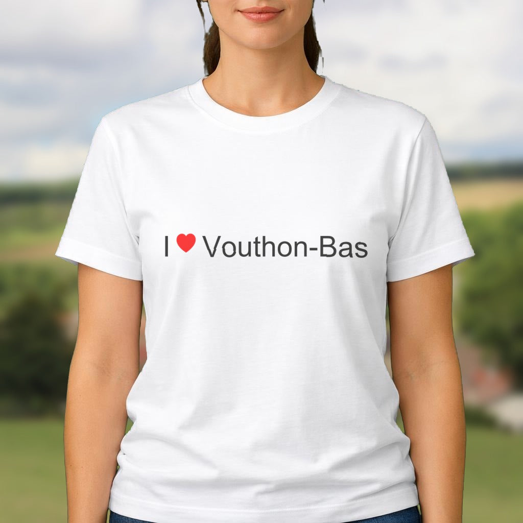 T-shirt I love vouthon-bas