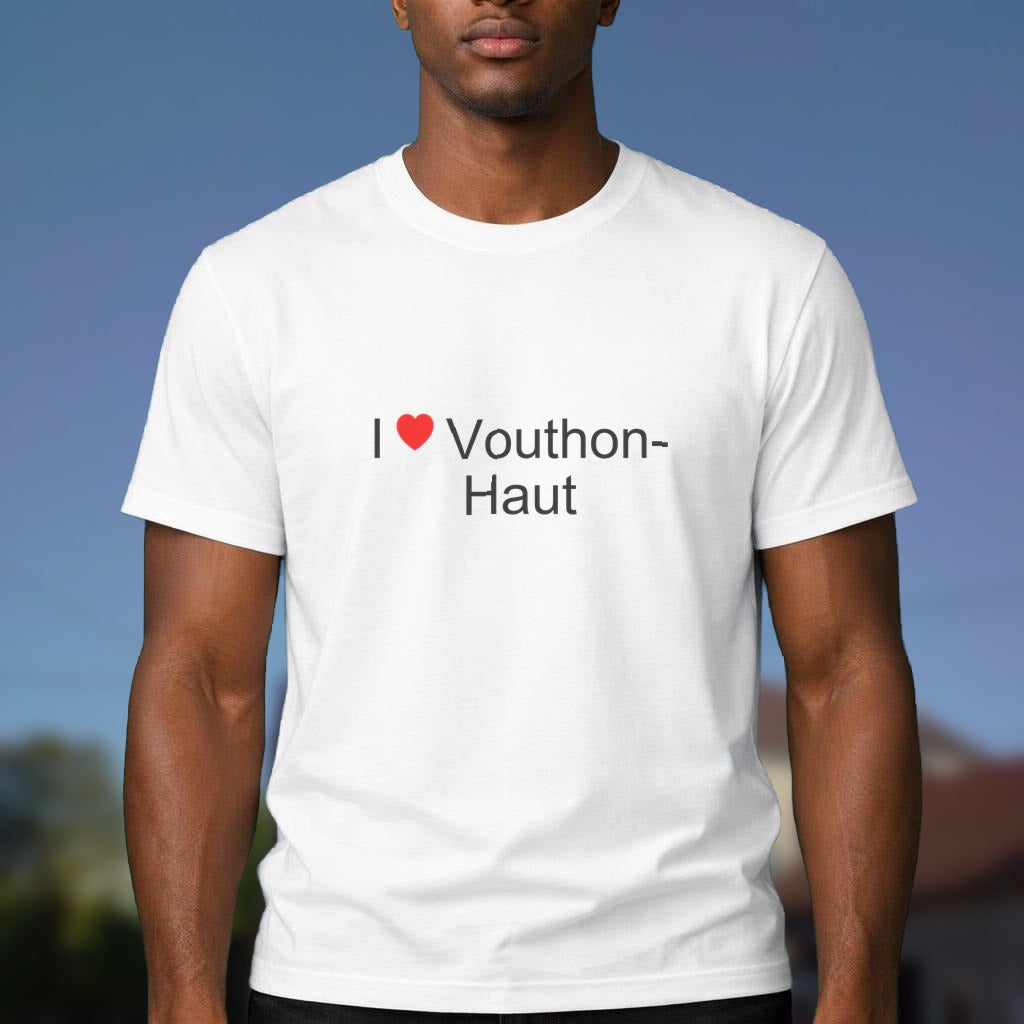 T-shirt I love vouthon-haut