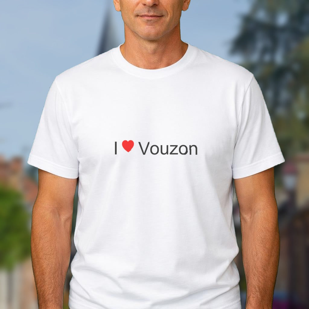T-shirt I love vouzon