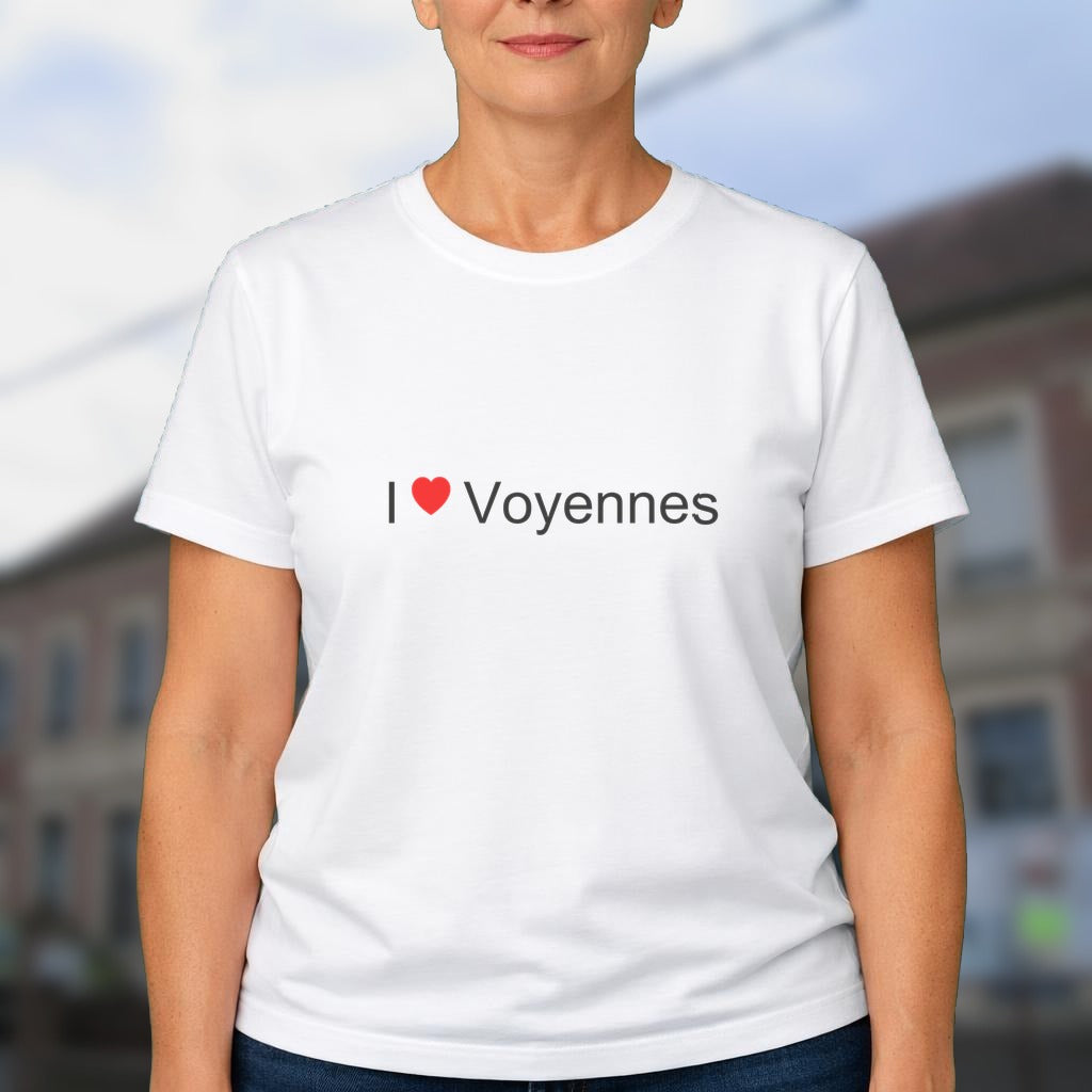 T-shirt I love voyennes