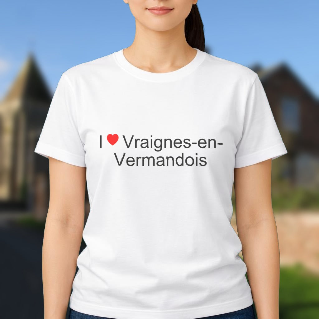 T-shirt I love vraignes-en-vermandois