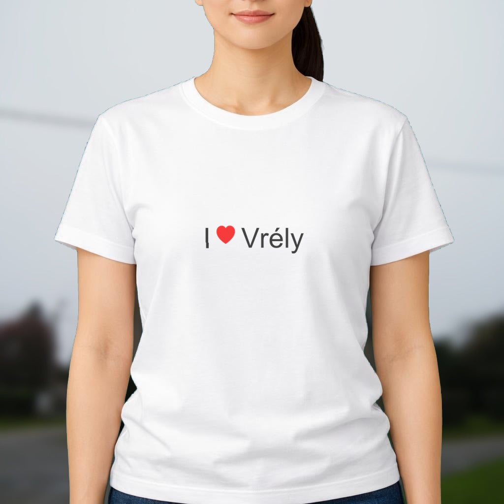 T-shirt I love vrély