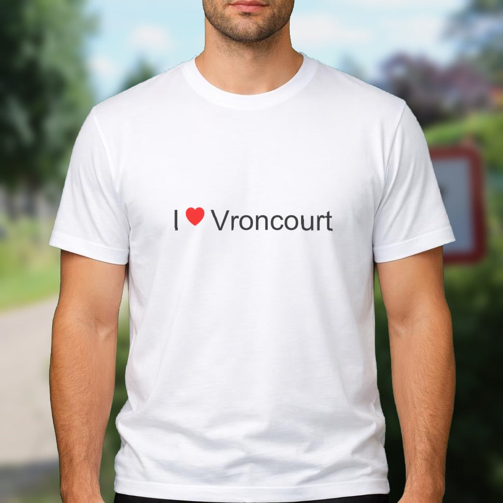 T-shirt I love vroncourt