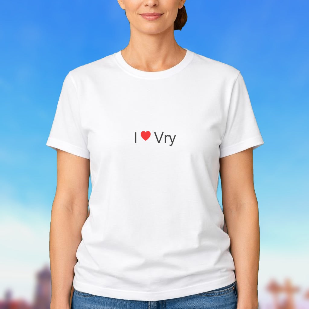 T-shirt I love vry