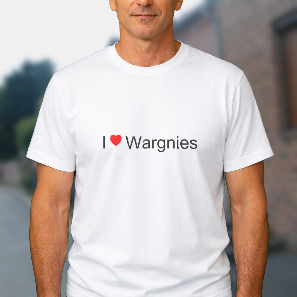 T-shirt I love wargnies