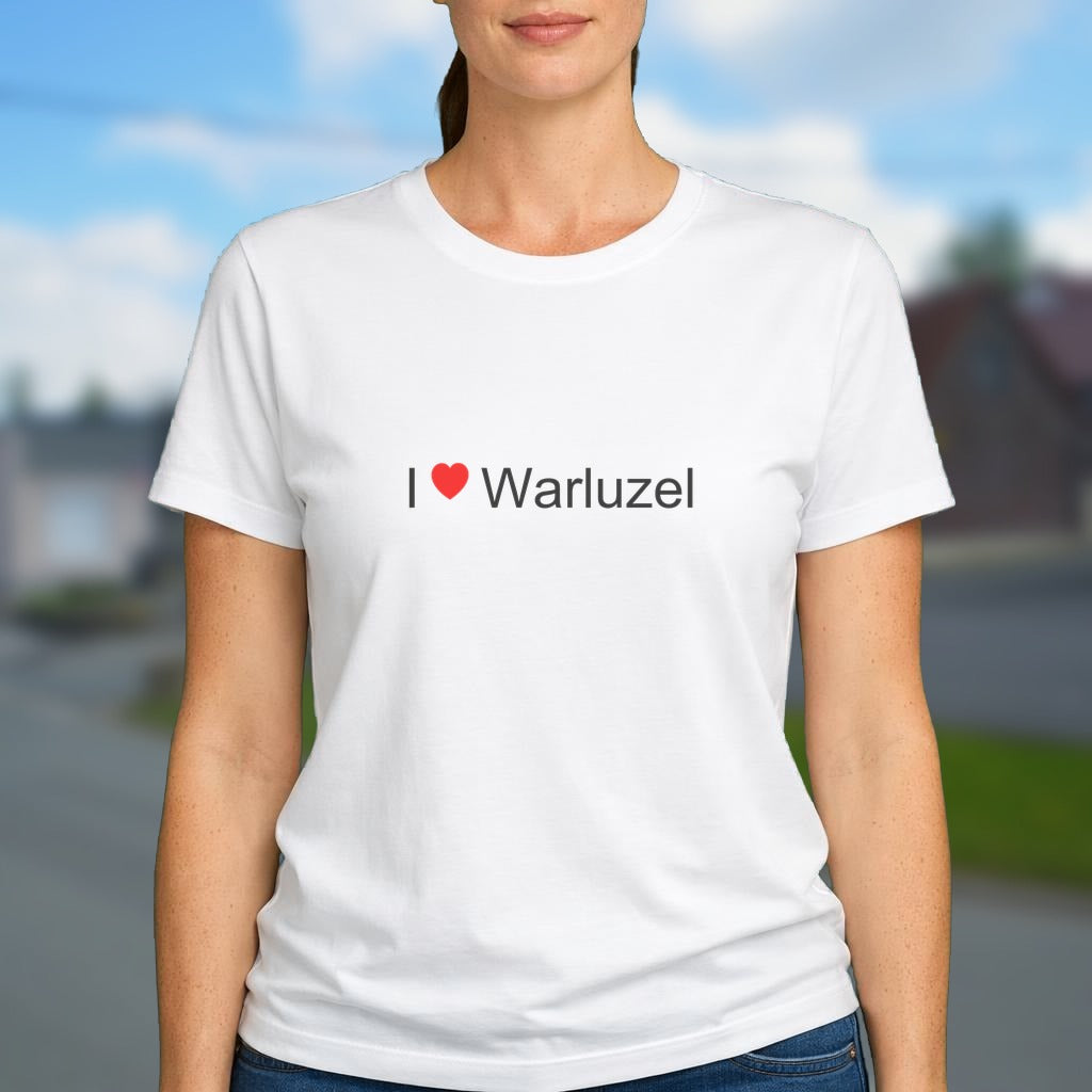 T-shirt I love warluzel