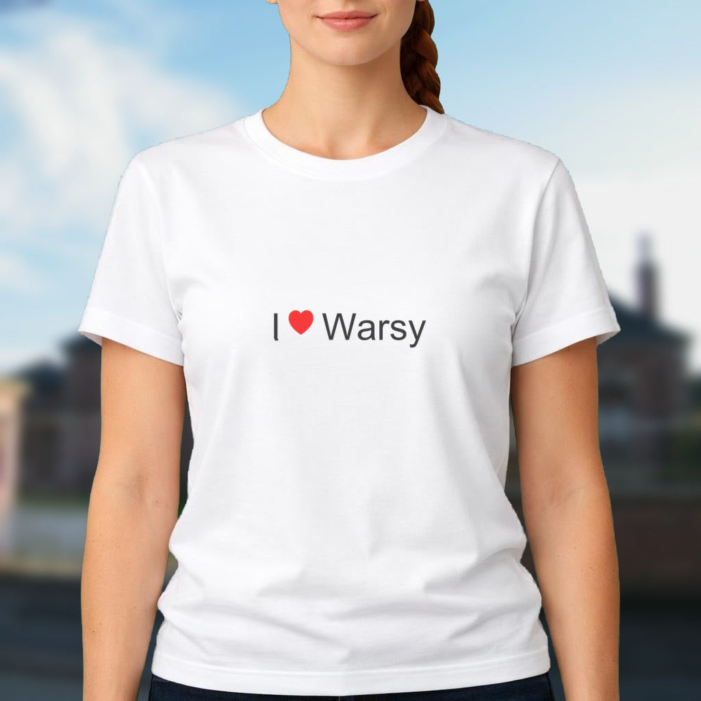 T-shirt I love warsy