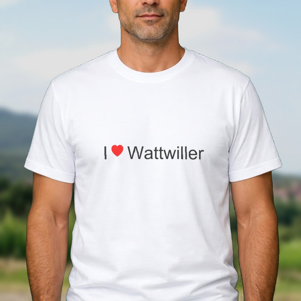 T-shirt I love wattwiller