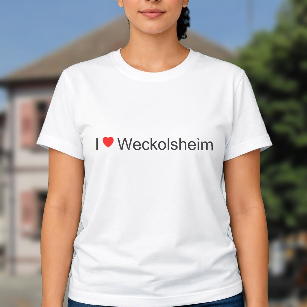 T-shirt I love weckolsheim